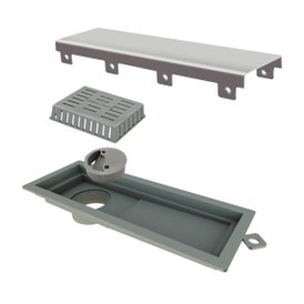 Linear Elleve Tiny Pvc Acab. Inox Escovado 25cm