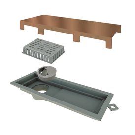 Linear Elleve Tiny Pvc Acab. Inox Rose Gold 25cm