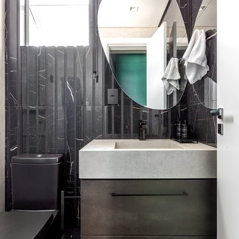 Coating Mos Ripa Nero Venato & Graphite 30x120 Rectified - Portobello
